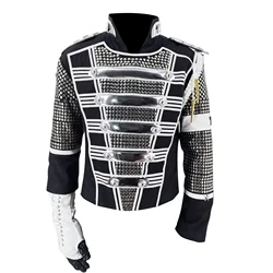 Rare Punk Michael Teaser Jacket Costumes in Germany Handmade for Jackson 's Impersonator