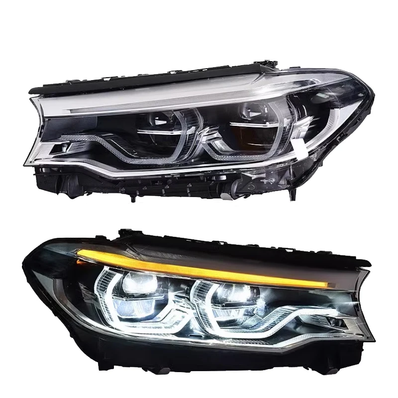 

Светодиодные фары для BMW 5 серии G38 2018 2019 2020 G30, передние фары с автоматической системой освещения и сигналами поворота