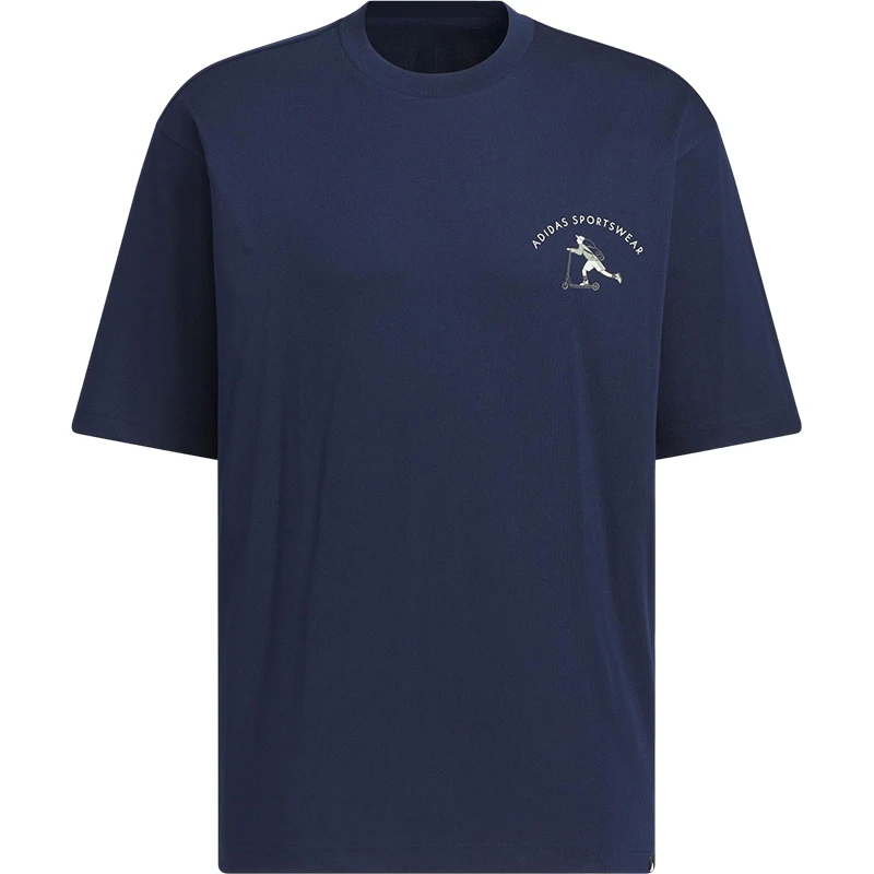 أديداس حقيقية 2025 الصيف الرجال فضفاضة في الهواء الطلق تنفس قصيرة الأكمام JL6060 #5