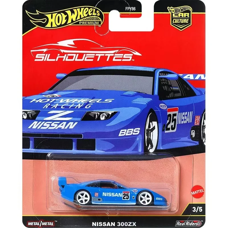 Hot Wheels Car Culture 1/64 Series Fpy86 Alloy Car Model Silhouette Lbwk Porsche Rwb Simulation Cars Model Collection Boys Gift