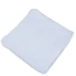 10PCS White Square Microfiber Car Cloth Towel Home Kitchen Wash Cleaning Cloth