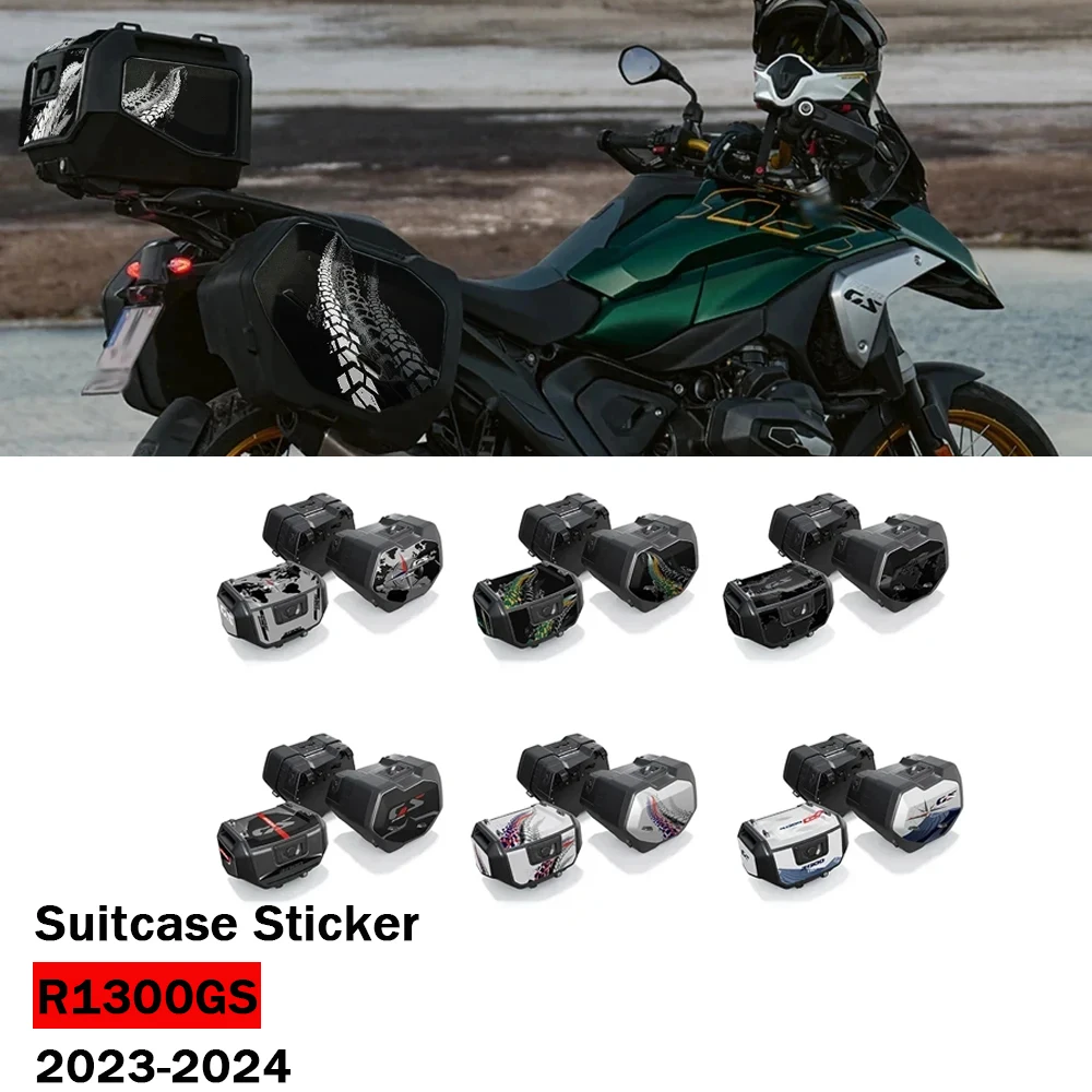 

R1300GS Motorcycle Anti-Scratch Suitcase Sticker For BMW R1300 GS R 1300 GS Option 719 Triple Suitcase Sticker Protector Decals