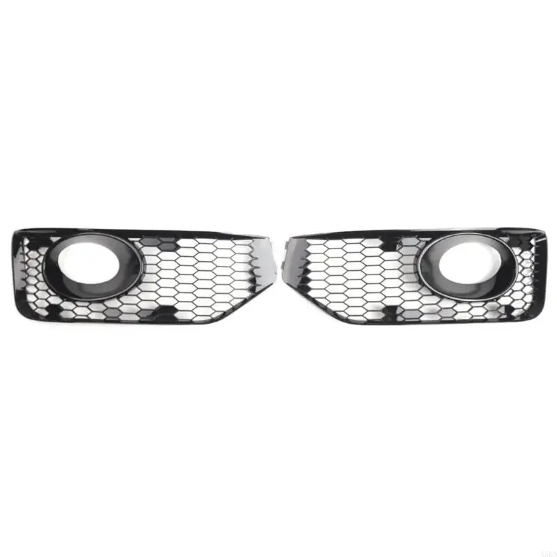 

1 Pair Front Bumper Fog Light Cover Grille Replacement Fog Light Grille Auto Accessories Easy Installation 8K0807681C01C