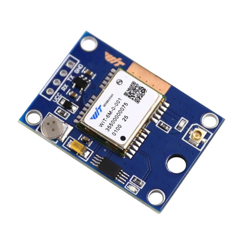 WitMotion High-Precision WT-NEO6M Serial GPS Module,  Low-consumption Satalite GPS Sensor, Powerful Signal Searching,UART Output