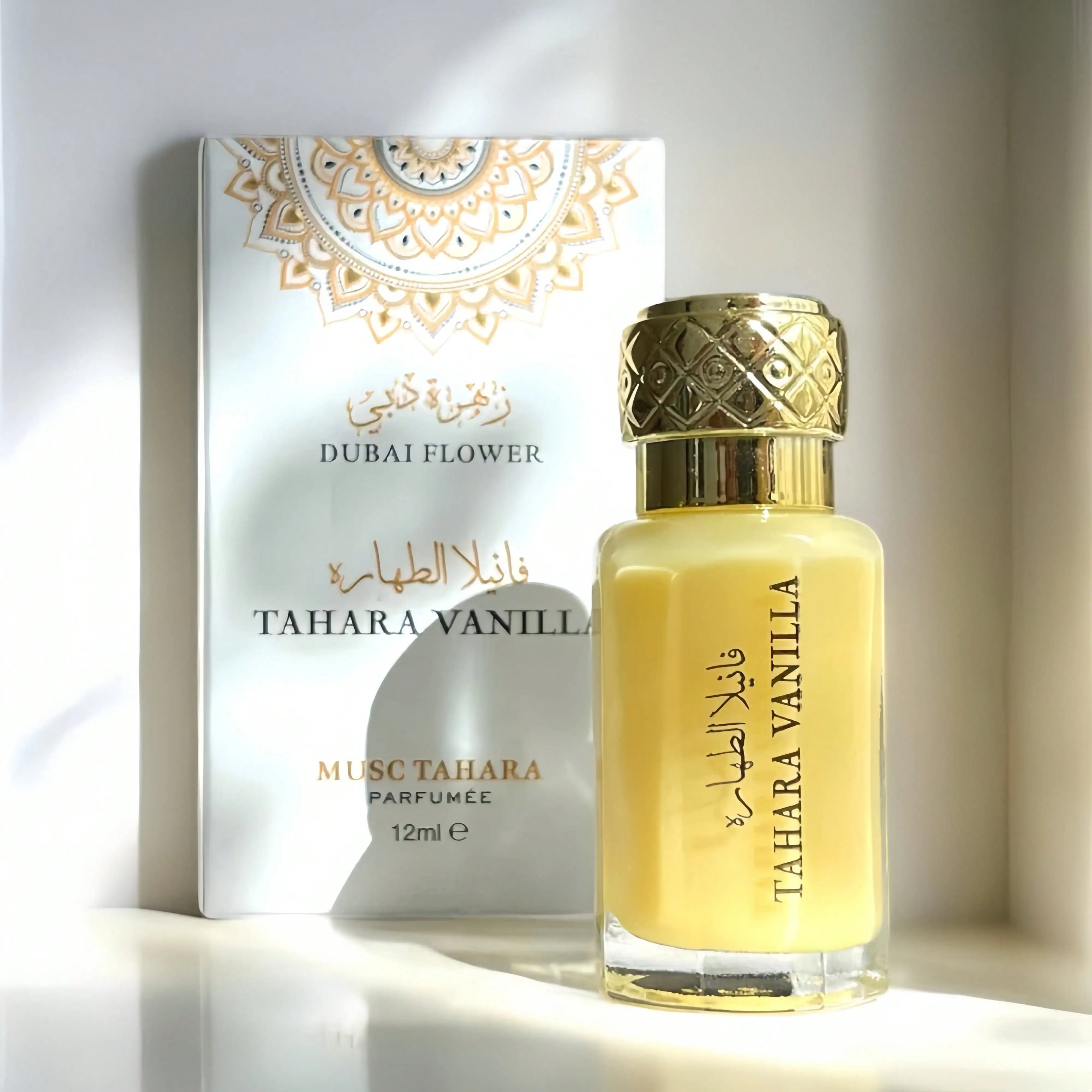Extracto de perfume Dubai Flower Musk Tahara Vanilla 12ML sin alcohol para mujer