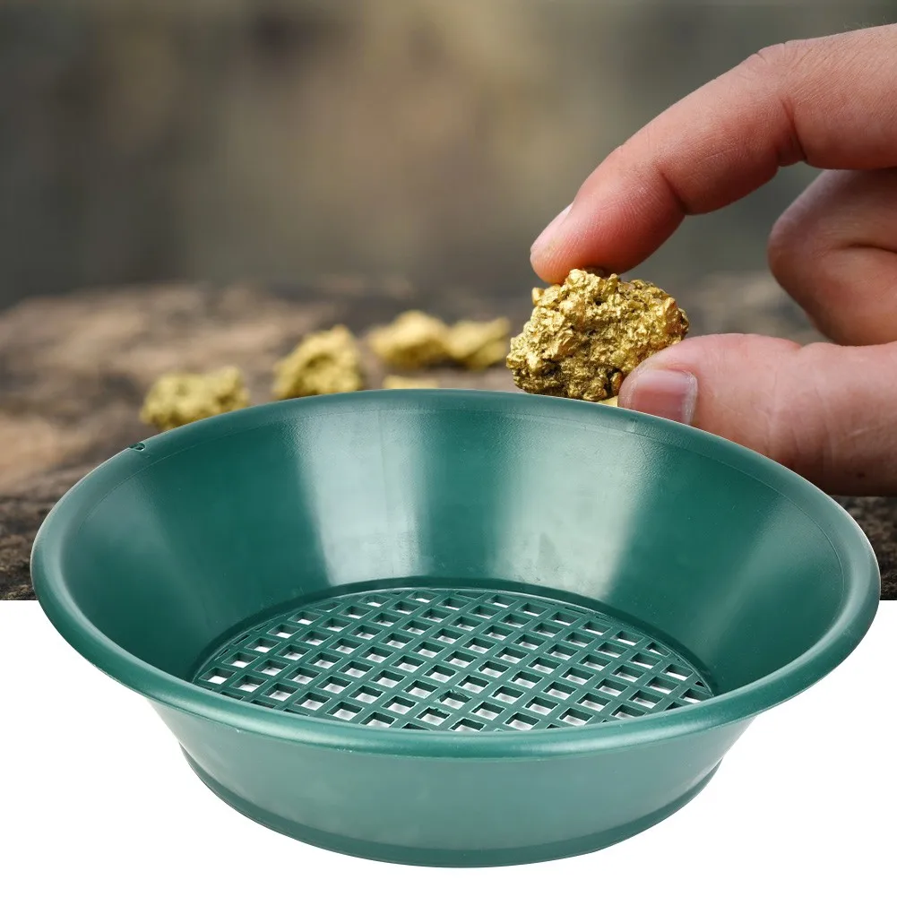 Gold Pan Panning Classifier Mesh Screen Mining Sifter Metal Detecting Tool NEW