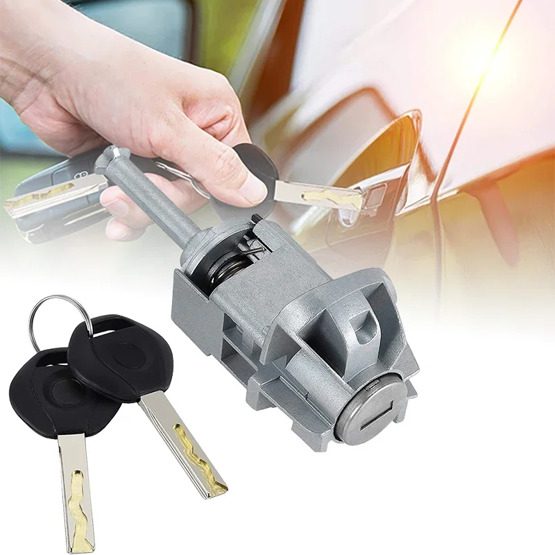 

Suitable For 2001-2006 BMW E46 3 Series Door Lock Cylinder Assembly, with 2 Keys 51217019975 51217019976