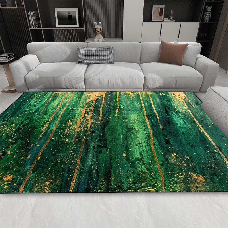 

Modern Ink Wash Area Rug – Abstract Artistic Non-Slip Living Room Carpet, Soft Floor Mat for Bedroom Bedside Sofa Decor