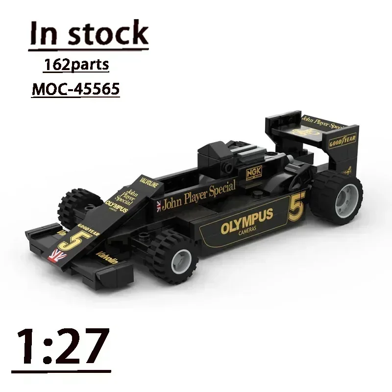 

MOC-45565 Racing Lotus 79 — масштаб 1:34, сборка, сращивание, строительный блок, модель 162 строительных блоков, детали, детская игрушка на день рождения, подарок