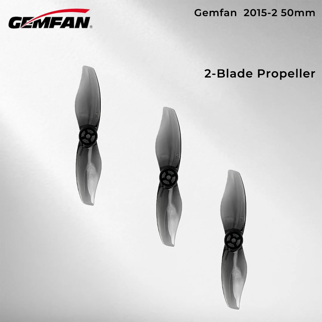 

4 пары (8 шт.) 2-лопастных пропеллеров Gemfan 2015-2 2.0x1.5 50 мм CCW/CW с полой головкой для бесколлекторных двигателей, запчасти для радиоуправляемых дронов и самолетов