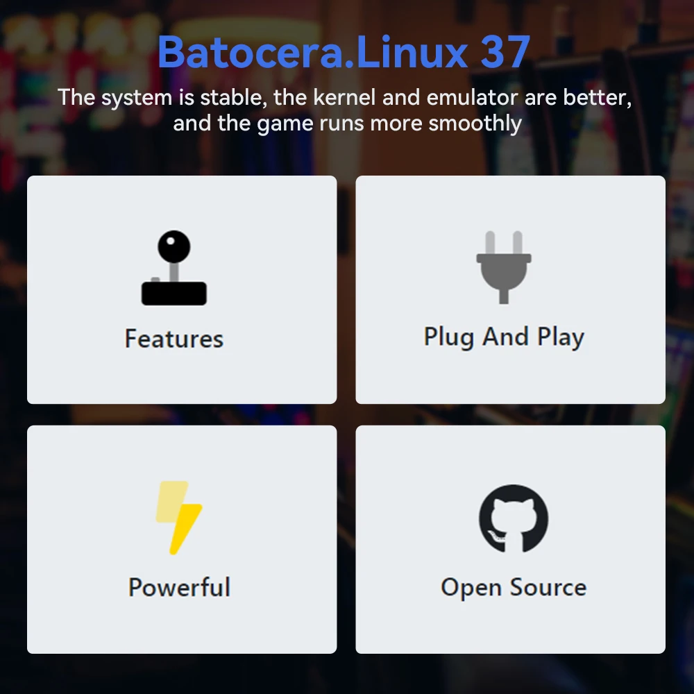 Batocera.Linux 37 OS Portable 128GB USB 3.0 Game Hard Disk 70 + emulator untuk PS3/PS2/PS1/N64/XBOX/WII/DC dengan 43000 + Game Retro
