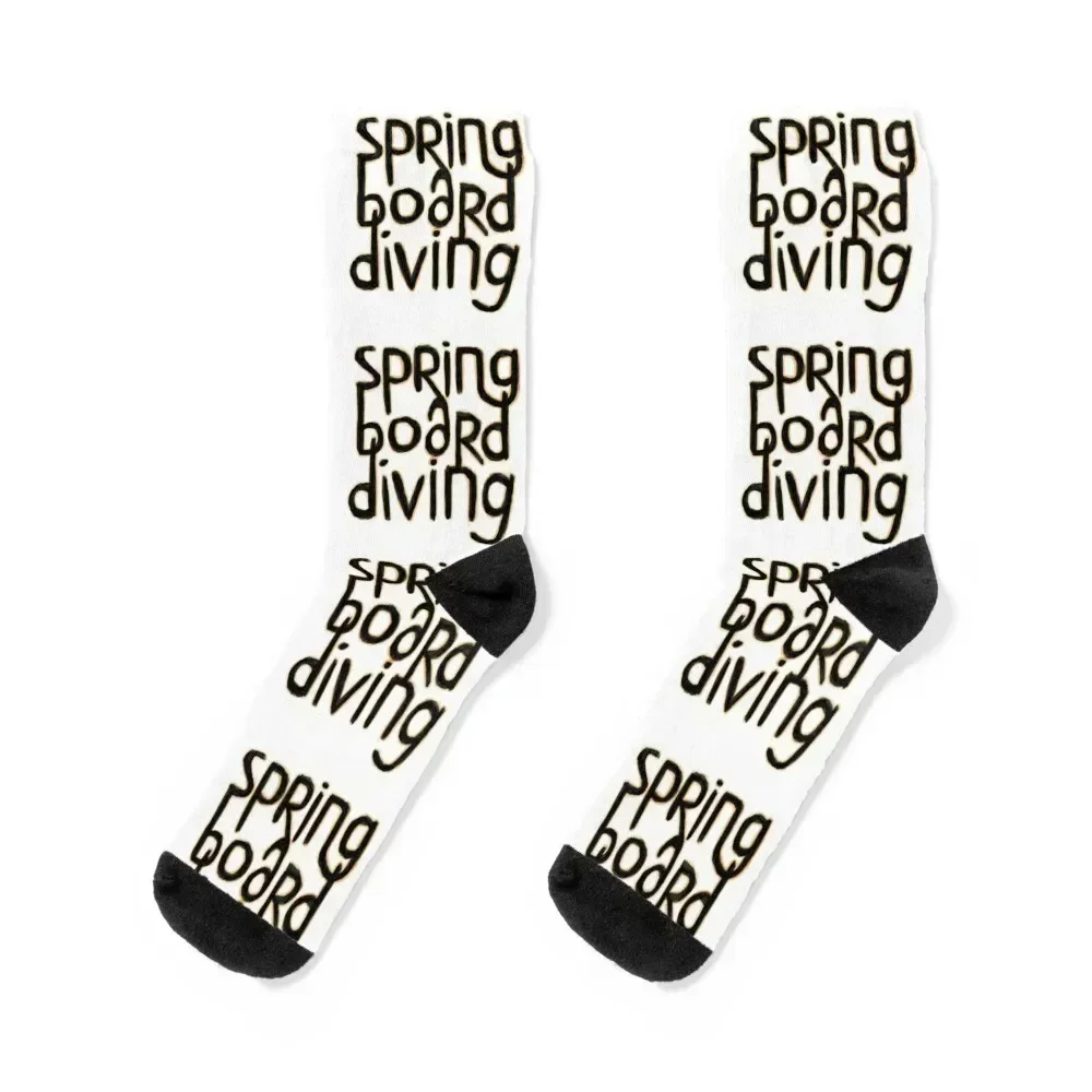 

springboard diver, high dive,springboard diving Socks hiphop gift Stockings compression winter thermal Socks Girl Men's