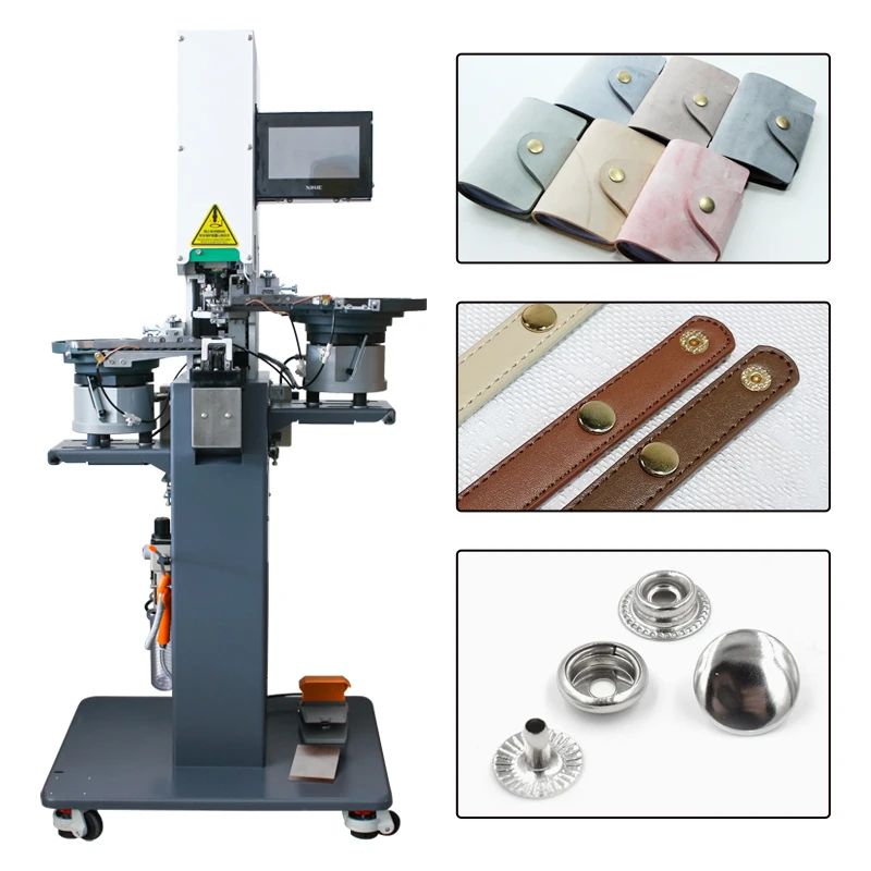 Multi-functional Metal Snap Button Setting Machine Automatic Snap Fastener Punching Machine