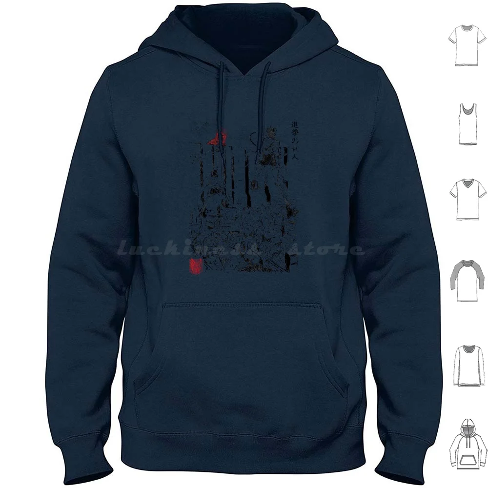 Great Model Flying For Humanity Hoodie Cotton Long Sleeve Great Model Flying For Humanity Attack Ackerman Shingeki Kyojin