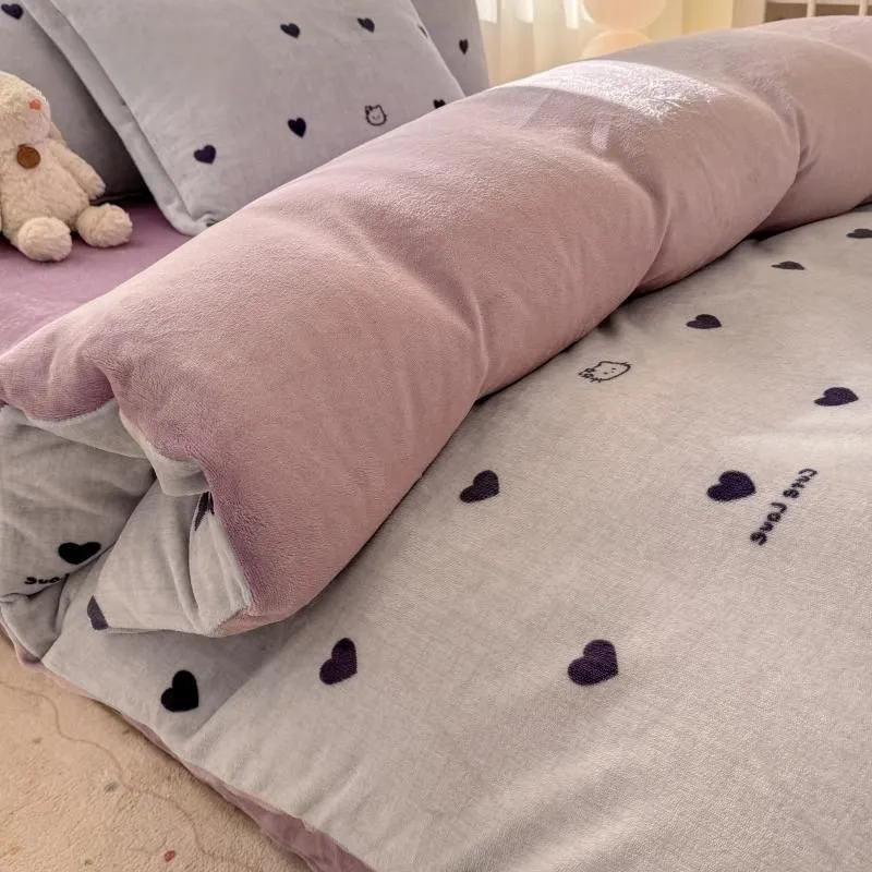 

Fresh Small Floral Hole-Free Milk Fleece 3-Piece/4-Piece French Curtain - Living Room/Bedroom/Bay Window Partition