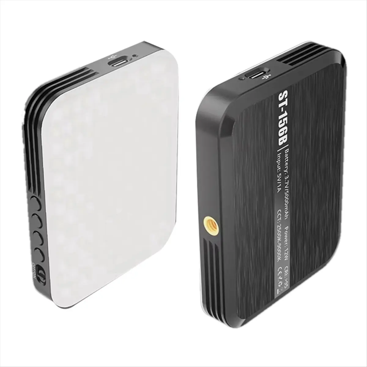 【Promo】Pocket Fill Light 5000 MAh 10 Levels Ajusted 3 Light Modes Portable Mini Selfie Light for Computer Mobile Phone