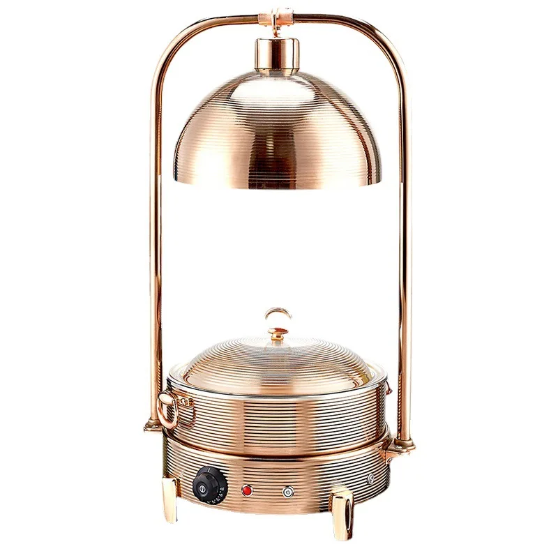304 stainless steel buffet stove, high-end electric heating plate, electric buffy cooker, vegetable basin steamer