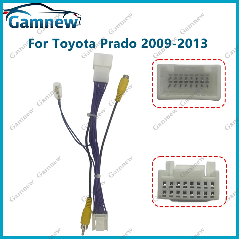 FOR TOYOTA PRADO 2009-2013 TO KEEP / ADD FACTORY AFTERMARKET CAMERA VIDEO RETENTION CABLE