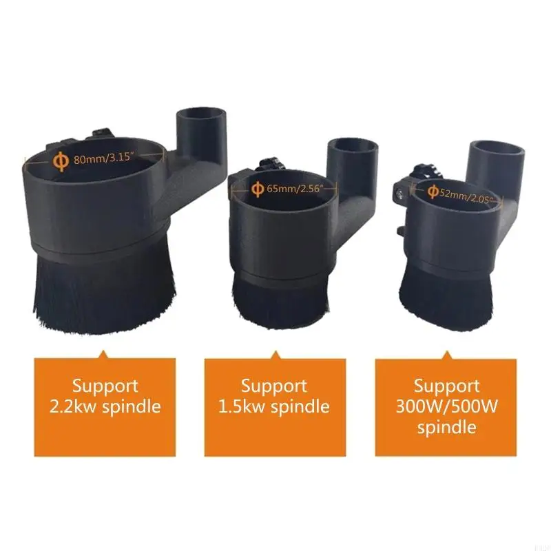 F92C 775 300W 500W เครื่องแกะสลักแกนแปรงฝุ่นแปรงเครื่องดูดฝุ่น