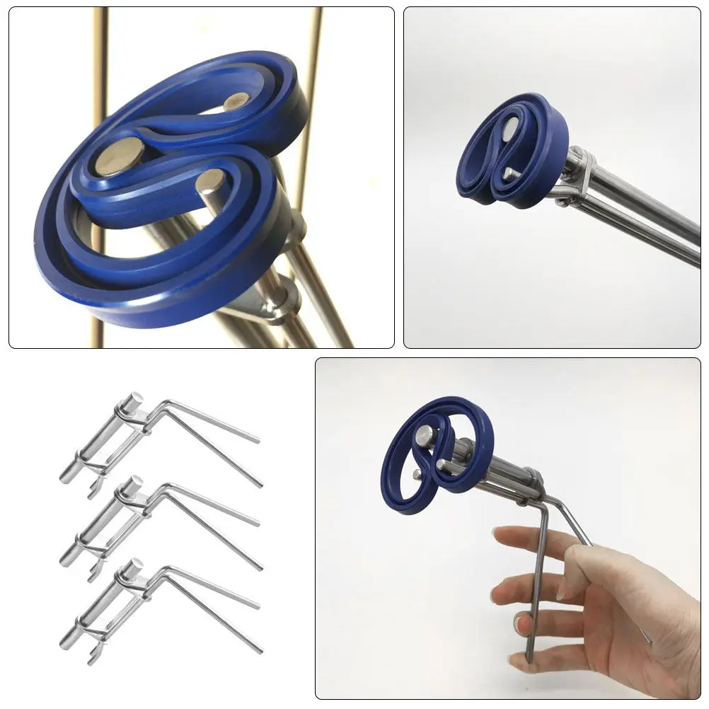 3Pcs Hydraulic Cylinder Piston Rod Tool Kit Stainless Steel U-Cup Seal Installer for Cylinder Seal Repair Hydraulic Piston Parts