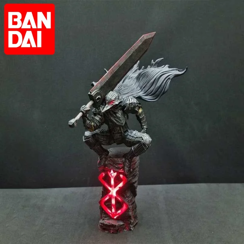 25cm Berserk Guts L figura de Anime Guts Berserker Armor figura de acción Berserk espadachín negro estatuilla modelo colección muñeca Juguetes