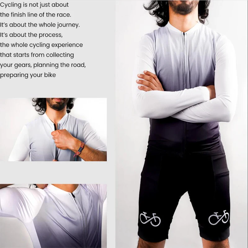 Maglia da ciclismo da uomo UAE Termal Fleece Abbigliamento da uomo Inverno Termico Uomo Tuta da bicicletta Bavaglino Maglione Camicia da triathlon Mountain Bike