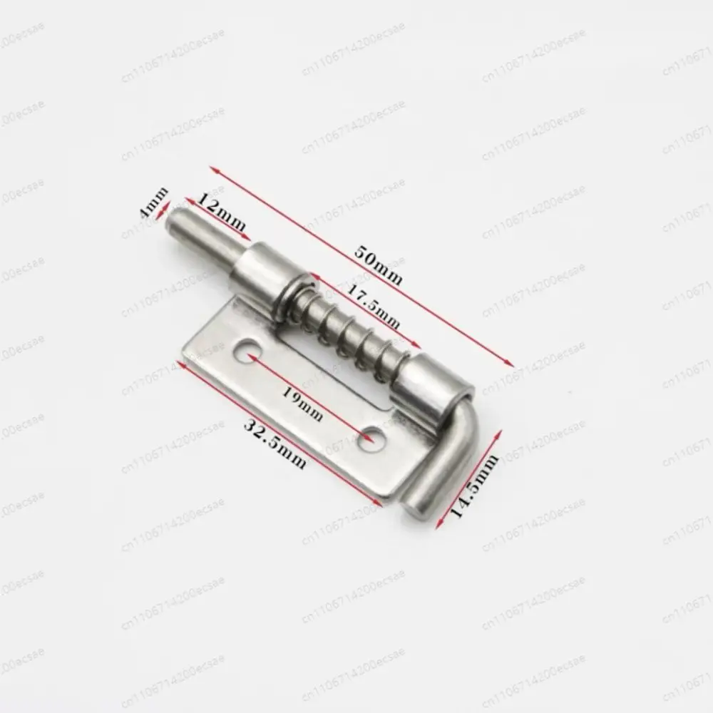 Stainless Steel Spring Loaded Door Lock Bolts Padlock Clasp Anti-theft Sliding Bolts Lock Catch
