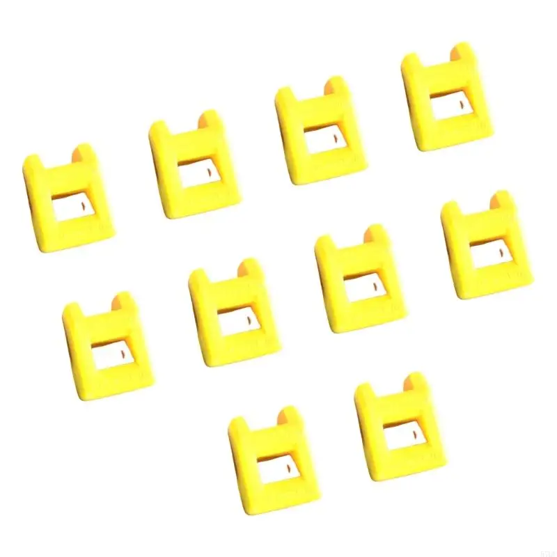 57QF 10Pieces 소형 드라이버 마그네이저 및 가구 어셈블리를위한 Demagnetizer