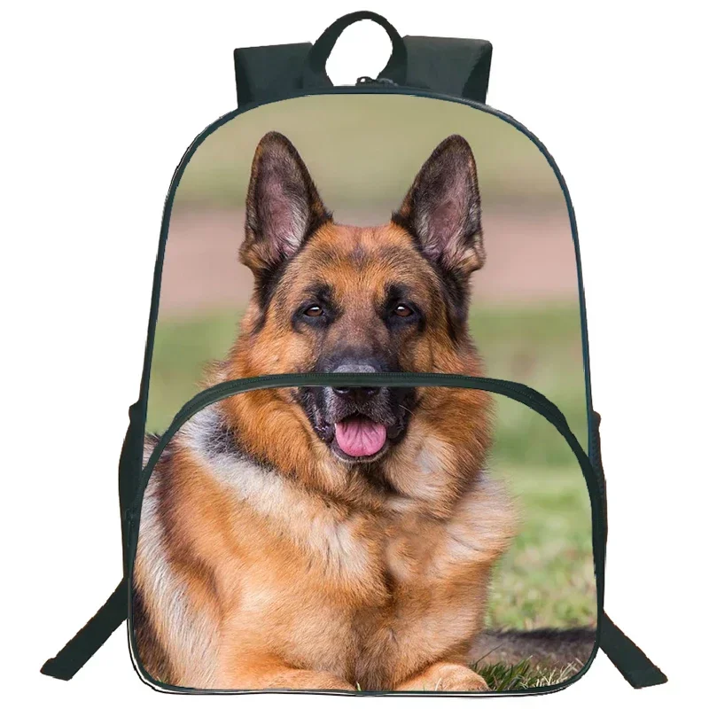 Animal Corgi Backpacks for Boy Girl Cute Dog School Bags Husky German Shepherd Students Backpack Kids Waterproof Bookbags Gift