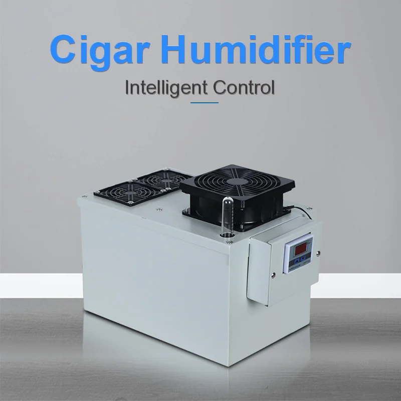 Humidification Function Electric New Small Cigar Cabinet Efficient Fogless Cigar Humidifier Stainless Steel Water Tank