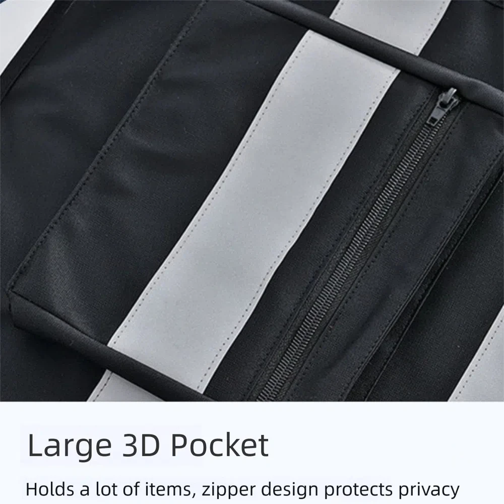 High Visibility Reflective Vest with Pocket One Size Outdoor Safety Clothing Security Warning Safety Running Gear