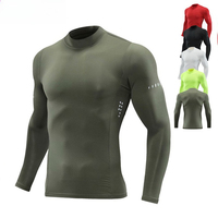 Fitness Clothing T-Shirt Mens Lightweight Long Sleeve Quick Dry Fishing Shirt Outdoor Hiking Workout Rash Guards Workout Top