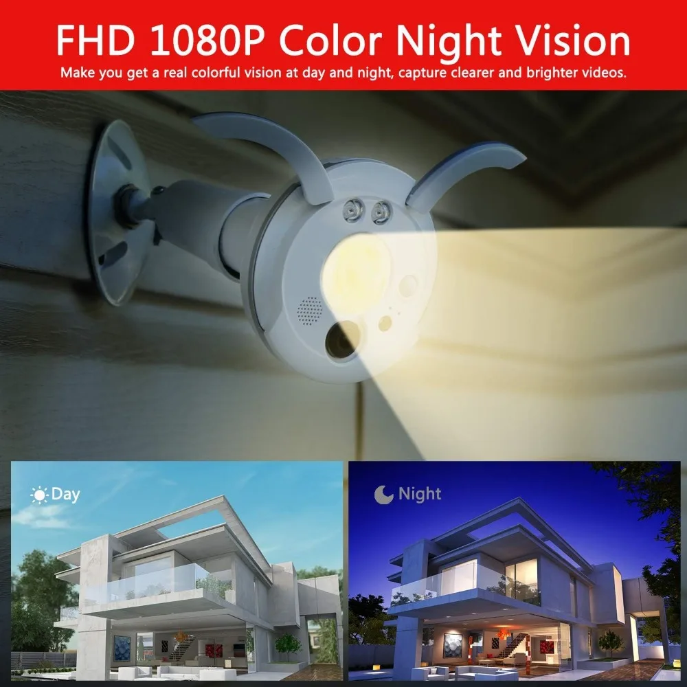 sengled floodlight camera with motion sensor light, outdoor security camera 1080p, floodlight security camera waterproof, wifi c