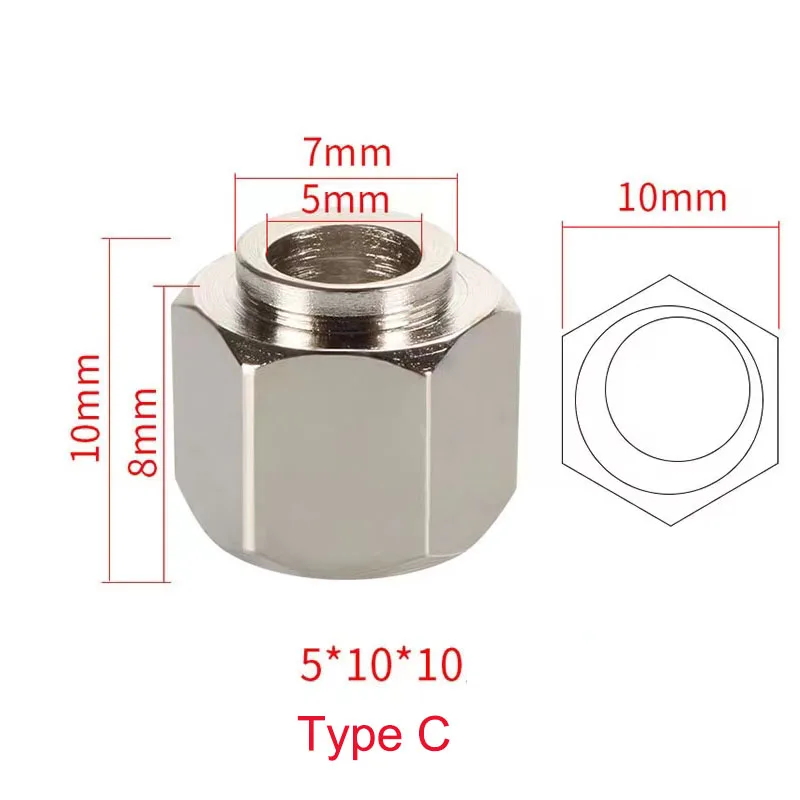 5/10pcs Openbuilds Eccentric Spacer 6/8mm V-Slot rail V-Wheels Eccentric Column Isolation Screw Nut Bore 5MM 3D Printer Parts