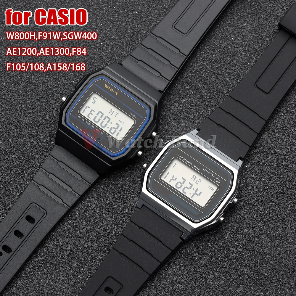 Silicone Watch Band 22Mm - Silicone Watch Strap 18mm for Casio