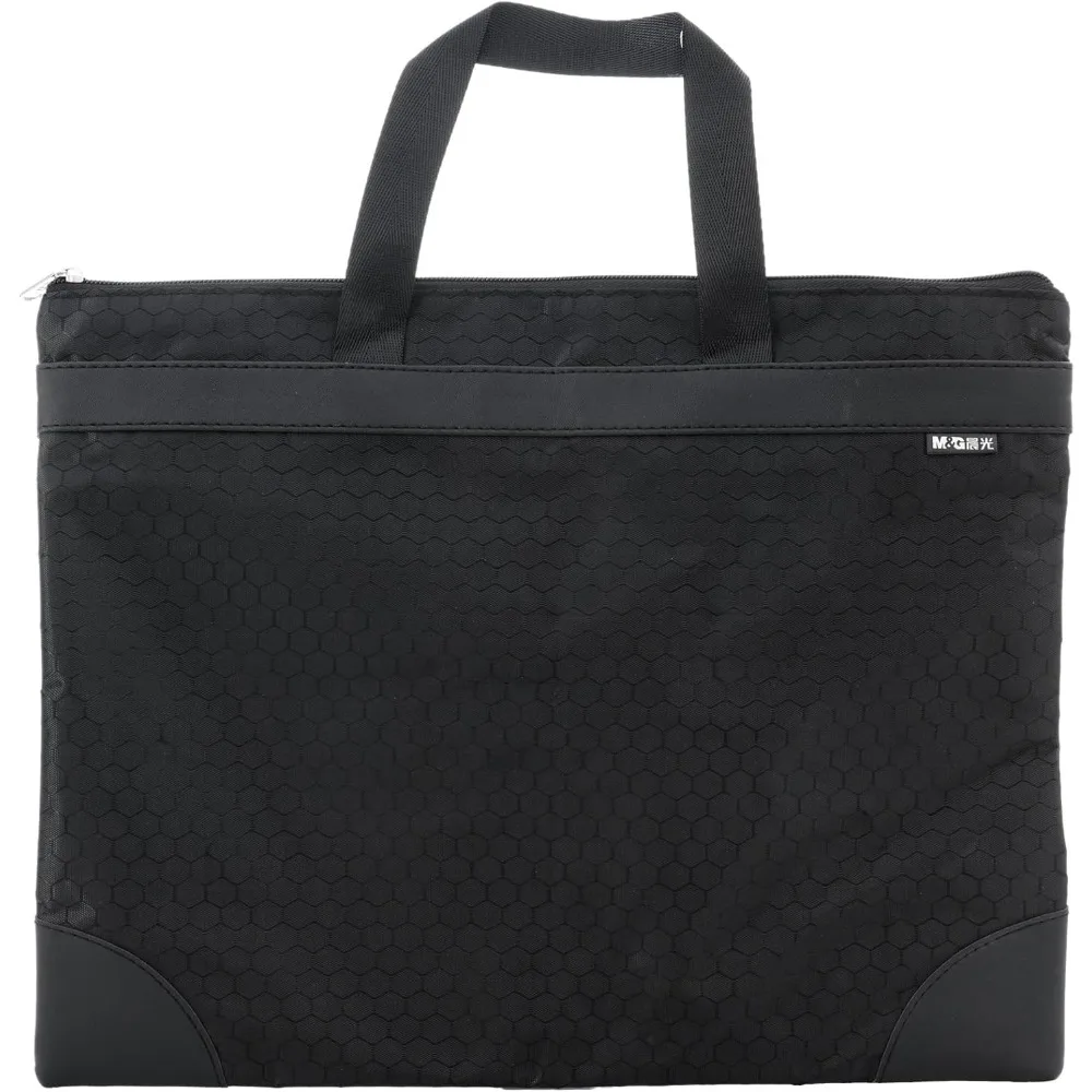 

Большая сумка M&G 12x15 на молнии с ручкой, складная легкая водонепроницаемая сумка для хранения документов формата А4, органайзер для файлов