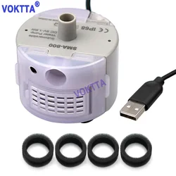 SMA-800-bomba de agua con filtro de repuesto de carbono para mascotas, dispensador de espuma de agua con USB, Motor sin escobillas de bajo ruido, SUMERGIBLE