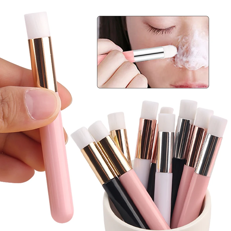 

Lightweight Hollow Handle Nose Brush Cleaning Shampoo Brush Eyelash Extension Eyebrow Beauty Salon Professional Makeup Tools