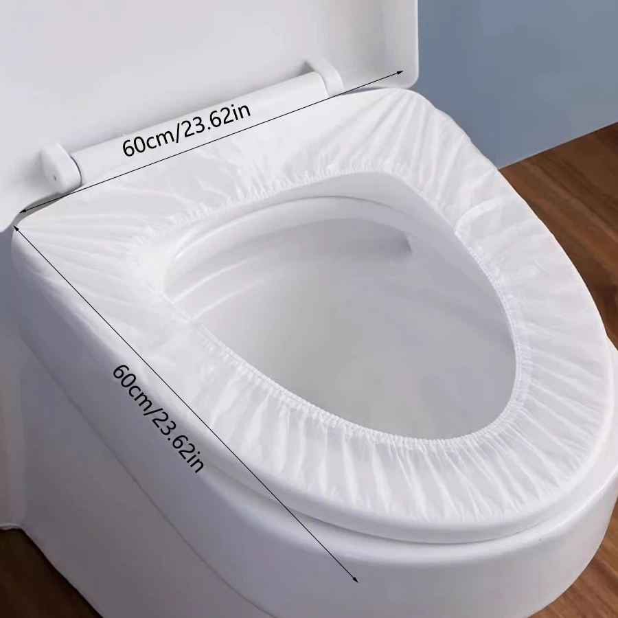 

50pc/Thickened disposable toilet seat cover, individual packaging, full coverage toilet seat cover for travel