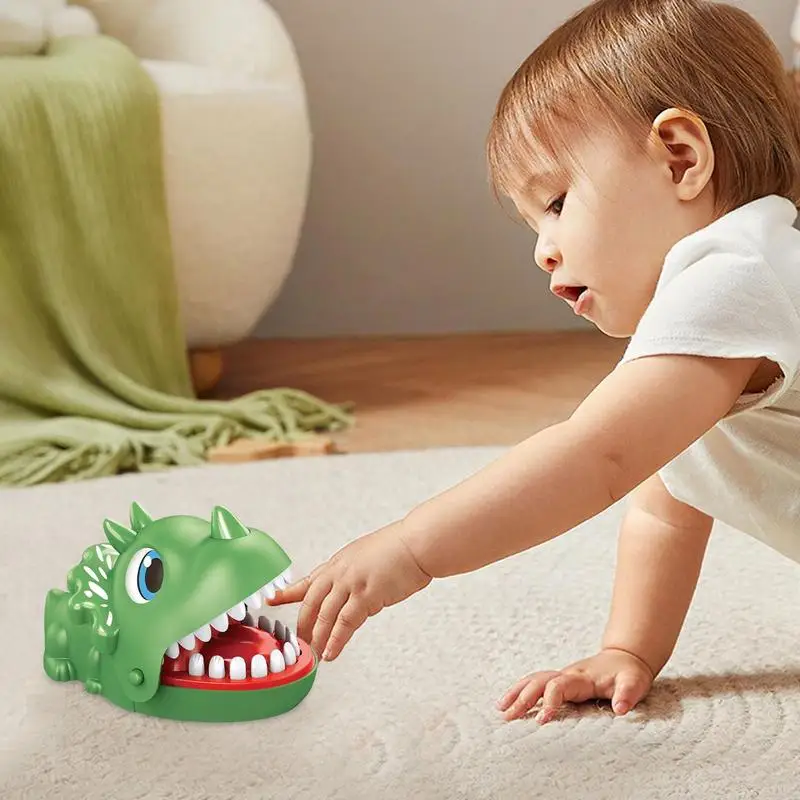 Dinosaur Games Triangle Dragon Biting Finger Games Crocodile Teeth Toys Game Interactive Dentist Toy For Outdoors Kids Home