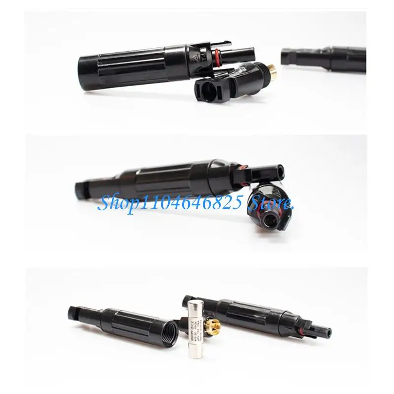 Pack Of 2 Temperature Resistant 1000V Solar Fuses Connectors Sustainable Energy Connector set for Home & Commercial Use