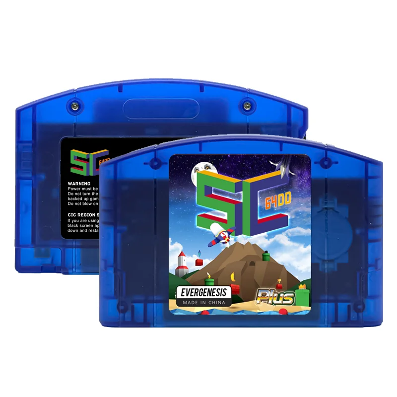 EVERGENESIS SC64 オープンソース N64 800 で 1 ゲームカートリッジ
