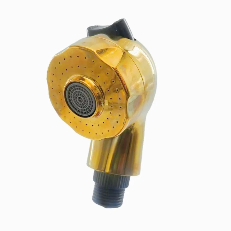 

Modern Metal Two Stage Nozzle Golden Shower Shampoo Faucet for Hair Salon Barber Shop