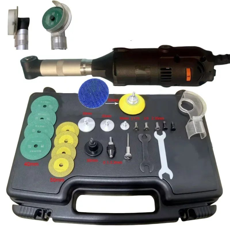 

90 degree multifunctional electric elbow polishing machine grinding cutting speed regulating grinder cutter shield guard cover