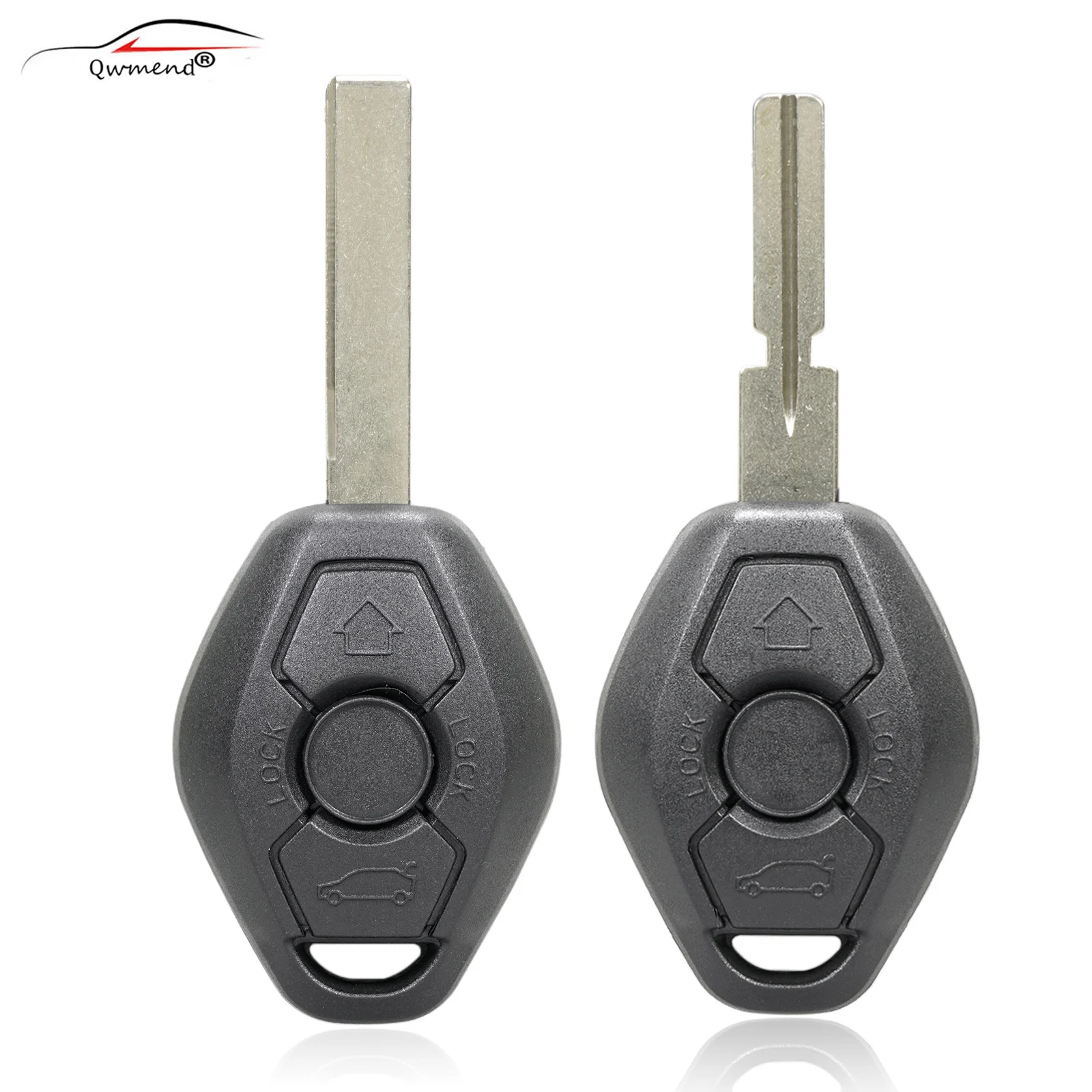 

QWMEND 315/433Mhz Car Remote Control Key For BMW EWS System 1 3 5 7 Series ID44 PCF7935 Chip Smart Remote Key