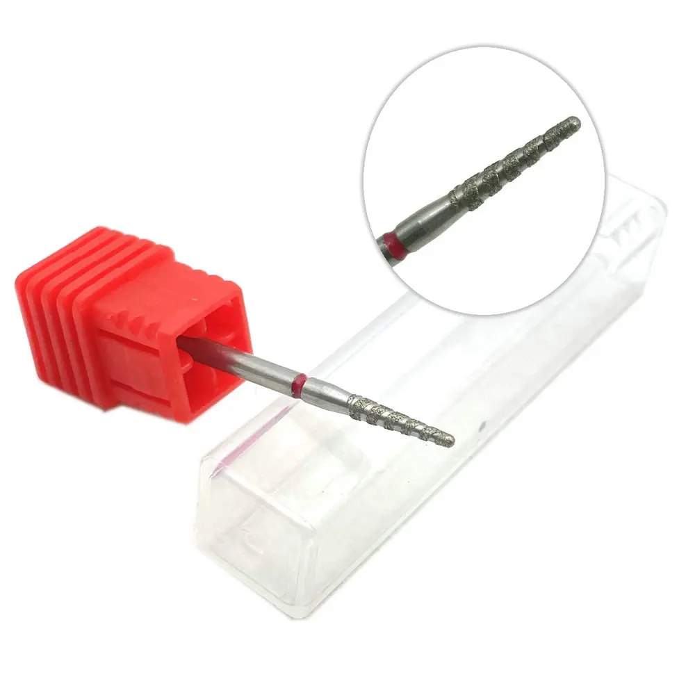 1pc frese diamantate per manicure punta da trapano rotativa per unghie macchina per pedicure elettrica attrezzatura per rimozione cuticola strumenti