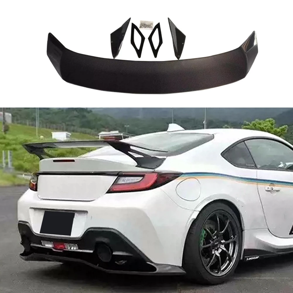 Carbon Fiber Rear Trunk Lid Car Spoiler Wings For Toyota GT86 Subaru BRZ 2020 21 22 23 Racing Sport Bodykit Accessories Parts