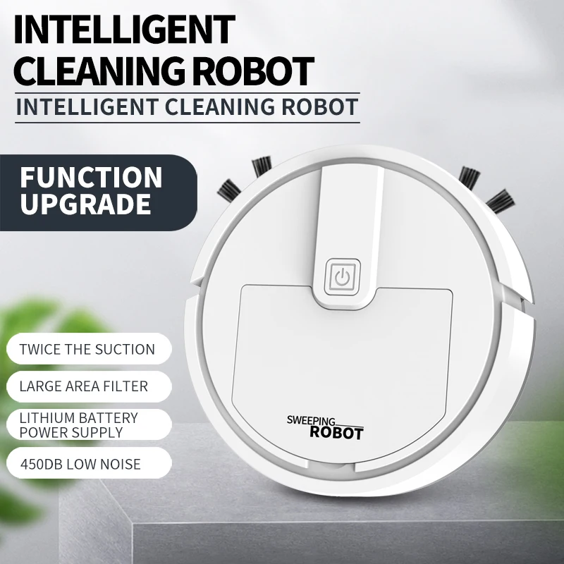 Robot de balayage completamente automatico, aspirador de barrido para fregar el suelo, Mini limpiador para uso doméstico, barredo