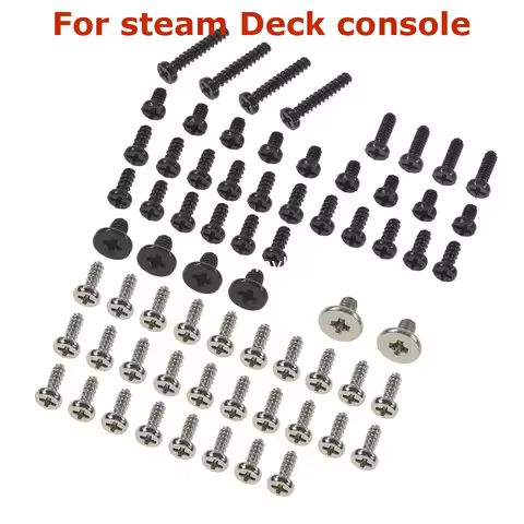 Full set screws for steam deck console Back Cover Screws For Steam Deck Game Console Gamepad Repairing Kit Gaming Accessories