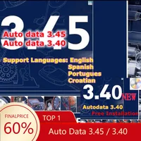 2025 Hot Autodata 3,45 3,40 Software de diagnóstico de reparación de automóviles Diagramas de cableado Datos Equipo de reparación automotriz Herramienta de diagnóstico